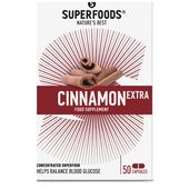 Superfoods Capsules Cinnamon Extra Κάψουλες Κανέλας 1540mg Ενισχυμένη Σύνθεση Επίπεδα Γλυκόζης 50caps - Υπερτροφές στο Dvcare