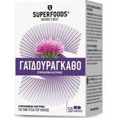 SuperFoods Milk Thistle 7500mg Συμπλήρωμα Διατροφής Για Την Υγεια Του Ήπατος - Υπερτροφές στο Dvcare