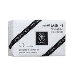 Apivita Natural Soap Σαπούνι με γιασεμί 125g - Σαπούνια στο Dvcare