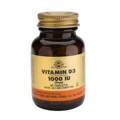 Solgar Vitamin D3 1000IU 90tabs - Βιταμίνη D στο Dvcare