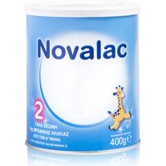 Novalac Γάλα σε Σκόνη 2 6m+ 400gr - Βρεφικά γάλατα στο Dvcare