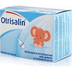 Otrisalin Εύκαμπτα Ανταλλακτικά μιας Χρήσης 20τμχ - Αποσυμφορητικά Μύτης στο Dvcare