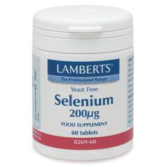 Lamberts Selenium 200Mcg 60Tabs - Συμπληρώματα Διατροφής στο Dvcare