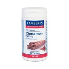 Lamberts Cinnamon 60Tabs - Συμπληρώματα Διατροφής στο Dvcare