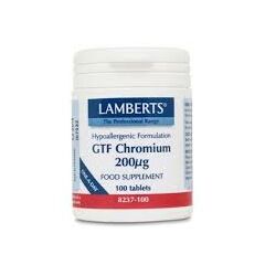 Lamberts Gtf Chromium 200Mcg 100Tabs - Συμπληρώματα Διατροφής στο Dvcare