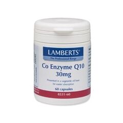 Lamberts Sup Co-Enzyme Q10 30Mg 60Caps - Συμπληρώματα Διατροφής στο Dvcare
