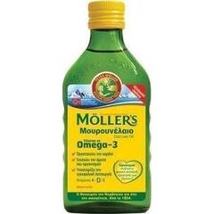 Mollers Cod Liver Oil Μουρουνέλαιο με Φυσική γεύση 250ml - Ιχθυέλαια  στο Dvcare
