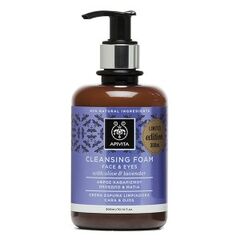APIVITA CLEANSING Κρεμώδης Αφρός Καθαρισμού για Πρόσωπο & Μάτια με λεβάντα & ελιά 200ml - Καθαρισμός - Ντεμακιγιάζ στο Dvcare