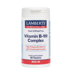 Lamberts Vit B-100 Complex 60Tabs - Συμπληρώματα Διατροφής στο Dvcare