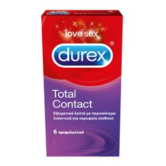 Durex Προφυλακτικά Total Contact 6τμχ - Προφυλακτικά στο Dvcare
