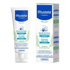 Mustela soothing Chest Rub Κρέμα Εντριβής Στήθους 40ml - Κρυολόγημα στο Dvcare