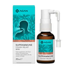 Agan Samcos Suprammune Cough Relief για Φυσική Προστασία και Αντιμετώπιση του Ξηρού και Ερεθιστικού Βήχα 30ml - Σιρόπι για Βήχα στο Dvcare