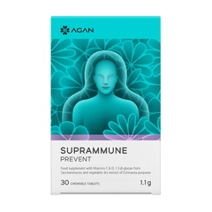 Agan Samcos Suprammune Prevent Για Προστασία και Αντιμετώπιση του Κρυολογήματος της Γρίπης και των Εποχικών Ιώσεων 30μασώμενες tabs - Κρυολόγημα στο Dvcare