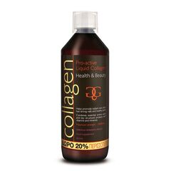 Collagen Pro-Active Υγρό Πόσιμο Κολλαγόνο με Βιταμίνες & Μέταλλα Φράουλα 600ml - Ενυδάτωση στο Dvcare
