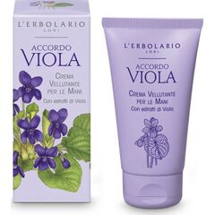 L'erbolario Accordo Viola Crema Vellutante Per Le Mani Con Estratti De Viola 75ml - Κρέμα Χεριών  στο Dvcare