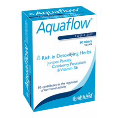 Health Aid AquaFlow Ειδικός Συνδυασμός Από Αποτοξινωτικα Βότανα Για Την Διατήρηση Της  Φυσιολογικής Λειτουργίας Του Ουροποιητικου Και Της Ισορροπίας  Υγρών Στον Οργανισμό - Χάπια Αδυνατίσματος στο Dvcare