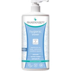 Pharmasept Hygienic Shower Αφρόλουτρο Για Σώμα, Πρόσωπο & Ευαίσθητη Περιοχή 1Lt - Αφρόλουτρα στο Dvcare