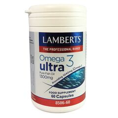 Lamberts Omega 3 Ultra Pure Fish Oil 1300mg 60 Casps - Ιχθυέλαια  στο Dvcare