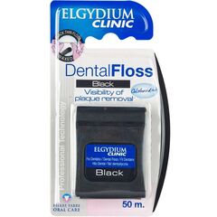Elgydium Clinic Dental Floss Black Με Chlorhexidine 50m - Στοματική Υγιεινή στο Dvcare