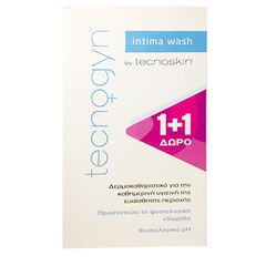 Tecnogyn Intima Wash By Tecnoskin 1+1 Δωρο Δερμοκθαριστικο ΓιαΤην Καθημερνή Υγιεινή Της Ευαίσθητης Περιοχής - Ευαίσθητη Περιοχή στο Dvcare