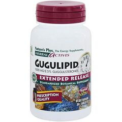 Natures Plus Herbal Active Gugulipid Extended Release Vegetarian 30 Tabs - Συμπληρώματα στο Dvcare