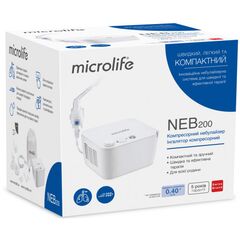 Microlife NEB 200 Compressor Nebuliser Συμπιεστής Νεφελοποιητης - Διαγνωστικά Όργανα στο Dvcare