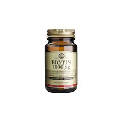 Solgar Biotin 1000μg 50 Vegetable Caps - Βιταμίνη B στο Dvcare