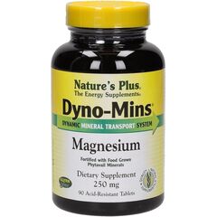 Nature's Plus Dyno-Mins Magnesium 250mg 90 Acid Resistant Tablets - Βιταμίνες & Μέταλλα στο Dvcare