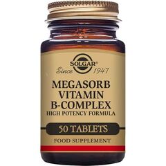 Solgar Megasorb Vitamin B-Complex 50 Tabs - Βιταμίνη B στο Dvcare