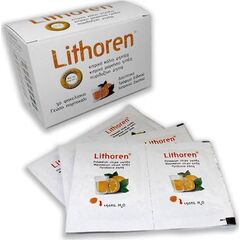 Lithoren 30 Φακελισκοι Με Γεύση Πορτοκαλι Διαιτητικο Τροφίμου Ειδικού Ιατρικού Σκοπού - Ουροποιητικό Σύστημα στο Dvcare
