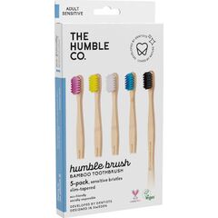 The Humble Brush Adult 5 Pack-Medium-Soft-Sensitive (5tm) - Οδοντόβουρτσες στο Dvcare