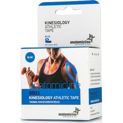 Anatomic Line Kinesiology Athletic Tape Ταινία Κινησιοθεραπείας σε Μπλέ - Μαύρο - Ρόζ Χρώμα 5cm x 5m - Ορθοπεδικά στο Dvcare