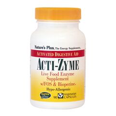 Nature's Plus Acti Zyme Φόρμουλα Πεπτικών Ενζύμων 90 veg caps - Συμπληρώματα στο Dvcare