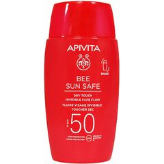 Apivita Bee Sun Safe Dry Touch Invisible Face Fluid SPF50 50ml - Αντηλιακή Προστασία στο Dvcare