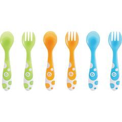 Munchkin Βρεφικό Σετ με Πιρούνι από Πλαστικό για 12+ μηνών 6τμχ - Μητέρα & Παιδί στο Dvcare