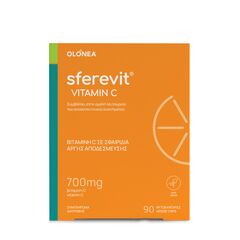 Holistic Med Sferevit C 700mg για Άμυνα και Προστασία 90 caps - Βιταμίνη C στο Dvcare