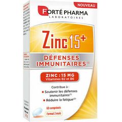 Forte Pharma Zinc 15+ 60 ταμπλέτες - Βιταμίνες & Μέταλλα στο Dvcare