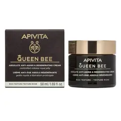 Apivita Queen Bee Absolute Anti Aging & Regenerating Rich Texture Cream 50ml - Αντιγήρανση στο Dvcare
