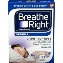 Breathe Right Original Tan Large 30τμχ - Ροχαλητό στο Dvcare