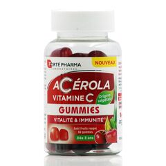 Forte Pharma Acerola Βιταμίνη για Ανοσοποιητικό 60 ζελεδάκια - Βιταμίνες & Μέταλλα στο Dvcare