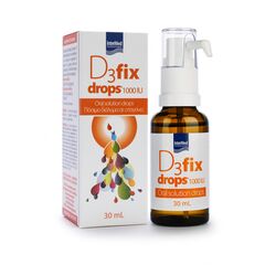 Intermed D3 Fix Drops Βιταμίνη για Ανοσοποιητικό 1000iu 30ml - Συμπληρώματα στο Dvcare
