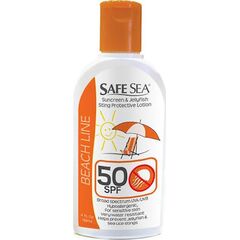 Safe Sea Sunscreen & Jellyfish Sting Protective Lotion SPF50 118ml - Τσιμπήματα Εντόμων στο Dvcare