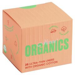 Moxie Organics Ultra Thin Panty Liners Pads 26pc - Ευαίσθητη Περιοχή στο Dvcare