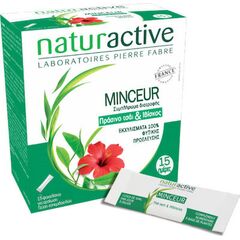 Naturactive Minceur Πράσινο Τσάι & Ιβίσκος 15 + 5 φακελίσκοι - Ροφήματα για Αδυνάτισμα στο Dvcare