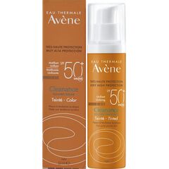 Avene Cleanance Tinted Αδιάβροχο Αντηλιακό Προσώπου SPF50 με Χρώμα 50ml - Αντηλιακή Προστασία στο Dvcare