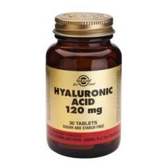 SOLGAR - HYALURONIC ACID 120mg tabs 30s - Οστά & Αρθρώσεις στο Dvcare