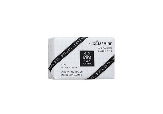 Apivita Natural Soap Σαπούνι με γιασεμί 125g - Σαπούνια στο Dvcare