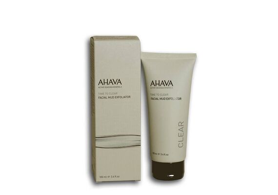 Ahava Time To Clear Facial Mud Exfoliator Απολεπιστικό Προσώπου 100ml - Απολέπιση στο Dvcare
