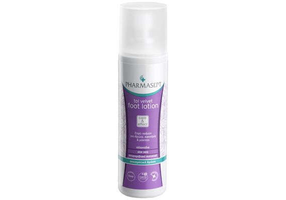 Pharmasept Tol Velvet Foot Lotion Αποσμητική Λοσιόν Ποδιών Για Ιδρώτα, Κακοσμία & Μύκητες 100Ml - Περιποίηση Ποδιών στο Dvcare