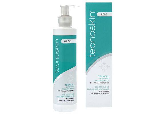 Tecnoskin Tecneal Purifying Foaming Wash Τζέλ Καθαρισμού για Πρόσωπο & Σώμα για Λιπαρές - Ακνεικές Επιδερμίδες 200ml - Πρόσωπο στο Dvcare